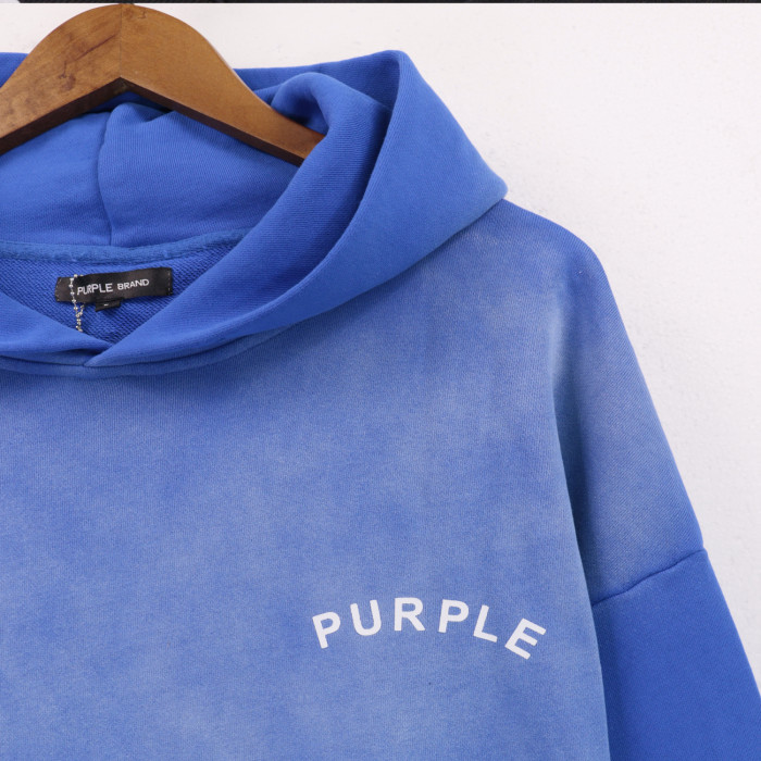 High Quality Purple Brand 360G Cotton Hoodie WTPP-019