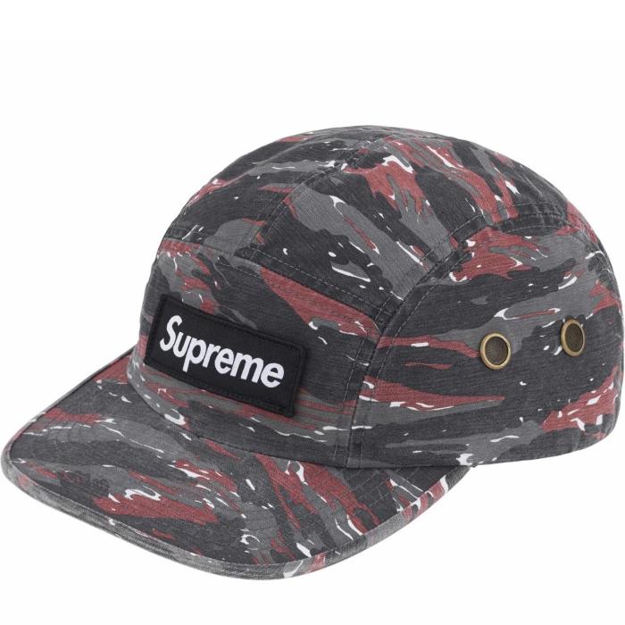 High Quality SUPREME SS24 MILITARY CAMP CAP WTSP-023