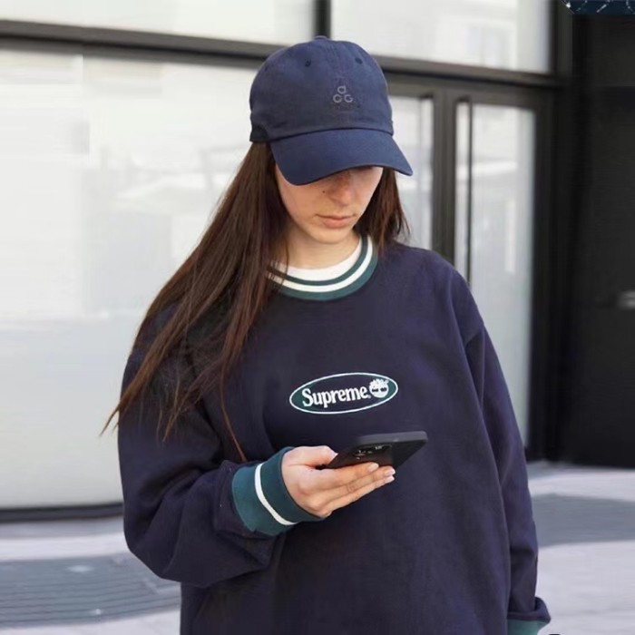 High Quality Supreme 21SS Timberland Crewneck Sweatshirt Hoodie WTSP-029