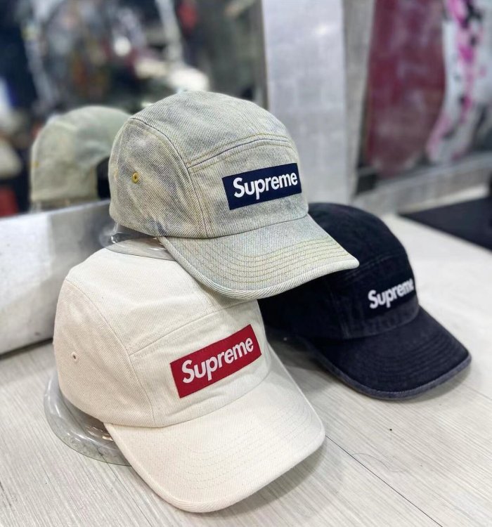 High Quality SUPREME DENIM CAMP CAP WTSP-053