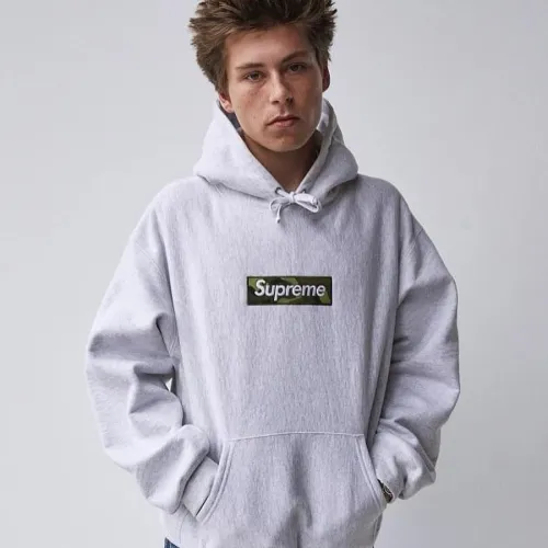 High Quality Supreme 19FW Bandana Box Logo Hooded Hoodie WTSP-045