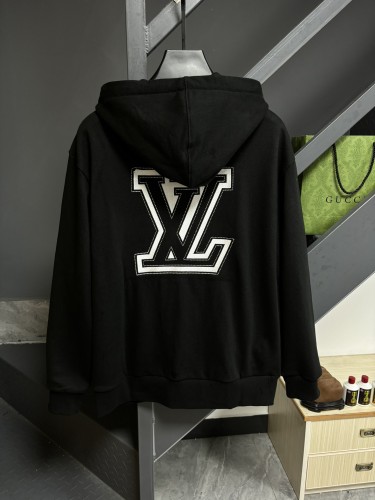 High Quality Louis Vuitton 450g Cotton Zipper Hoodie Jacket WTLV-127