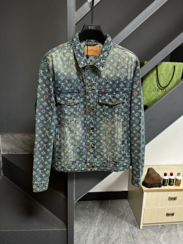 High Quality Louis Vuitton Denim Jacket Coat WTLV-125