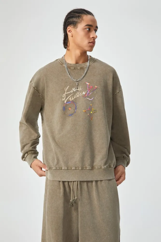 High Quality Louis Vuitton 420g Cotton Sweatshirt Thin Hoodie WTLV-203