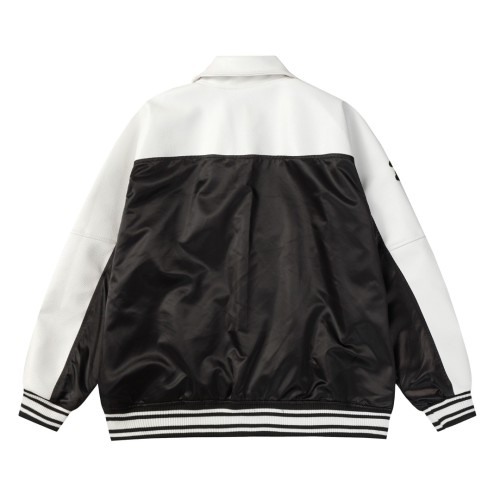 High Quality Louis Vuitton Waterproof Leather Baseball Jacket WTLV-256