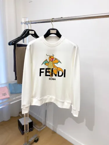 High Quality Fendi 400G Cotton Thin Hoodie Sweatshirt WTFI-010