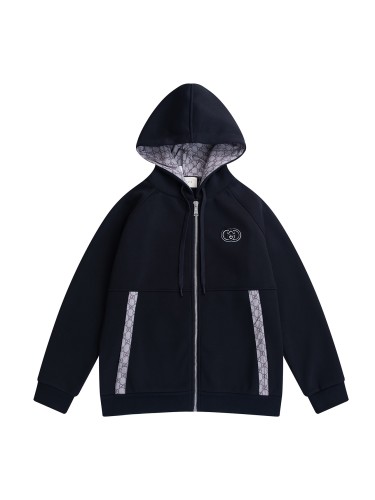High Quality GUCCI 520g Cotton Add Fleece Cotton Hoodie + Trouser Set WTGC-078