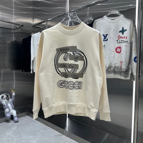 High Quality GUCCI 460g Cotton Sweatshirt Thin Hoodie WTGC-112