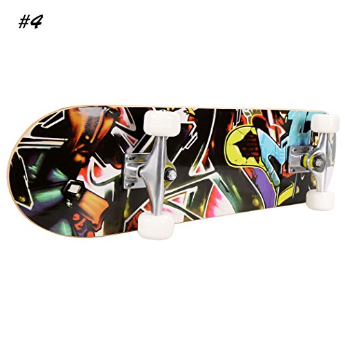 31''X8'' Complete PRO Skateboard Deck Double Kick 9 Layer Canadian Maple Wood 