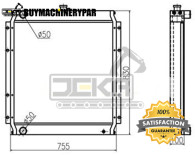 For Kato Excavator HD820V Water Tank Radiator ASS'Y