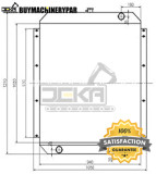 For Kato Excavator HD2045 Water Tank Radiator ASS'Y