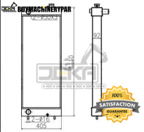 For Doosan Excavator DX260LC Water Tank Radiator ASS'Y