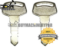 (2) Starter Keys for Kubota B3030 B3200 B3350 B7400 B7500 B7510 B7610 B7800