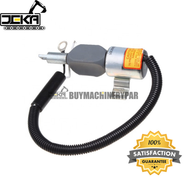 Fuel Shut Off Solenoid 185208 Fit for Isuzu 4JG1-TPA Mustang MTL20 Gehl CTL70 12V