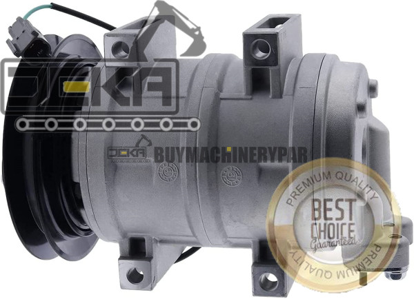 AC Compressor 4621589 4710206 Compatible with Hitachi ZX140W-3 ZX145W-3 ZX170W-3 ZX200-3 ZX240-3 ZX270-3 ZX250W-3 ZX330-3 ZX350K-3 ZX400LCH-3 ZX400W-3