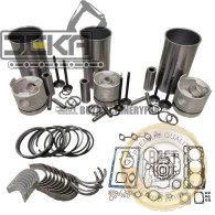 Overhaul Rebuild Kit For Kobelco SK035 SK35SR For Hitachi LX30-2 3TNE84 3D84E Piston Ring Gasket Liner