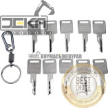 Keys fit for Cat Caterpillar John Deere Hitachi Kato Komatsu Dozer Roller Skid Steer Paver Loader