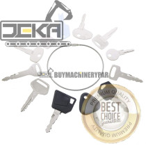 12  Set Forklift Keys Master for Yale Cat Clark Komatsu Toyota Doosan Nissan Hyster JCB Volvo Tornado Mitsubishi Forklift