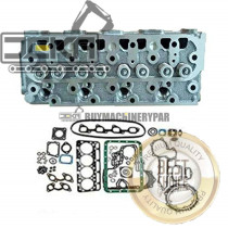 Compatible with V1505 Complete Cylinder Head + Full Gasket Kit for Kubota
