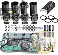 Rebuild Kit W/Pistons Rings Bearings Liners & Gasket Kit For Isuzu 4JA1 2.5 LTR