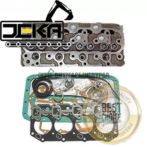 New Complete Diesel Cylinder Head + Full Gasket Set For Kubota V1702 Engine