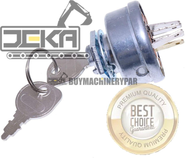 Ignition Switch & 2 Keys K1122-62110 Fit for Kubota T1460 T1570 T1670 T1760S T1870S T1880AU2 T2080 T2090BR T1460S T1560 T1560S T1770S T1880