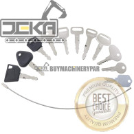 11 Forklift Keys Master Set for Yale Cat Clark Komatsu Toyota Doosan Nissan Hyster JCB Mitsubishi
