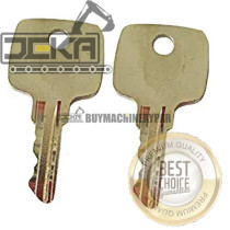 2 Ignition Keys AR51481 for John Deere Loader Grader Tractor Backhoe & Equipment
