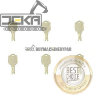 Compatible with (6) Key for Case, JCB, Linkbelt, Sumitomo Excavator Models S450/150979A1/KHR0369