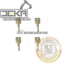 Compatible with (4) Ignition Key # D250 for Bobcat and Case Heavy Equipment