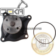 Water Pump ME080493 with O-Ring Compatible with Mitsubishi 4D51 4D30 4D31 4D32 Kato HD250 HD450 E70B