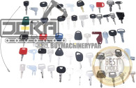 60 keys Compatible with Heavy Equipment Volvo John Deere Bobcat New Holland Komatsu