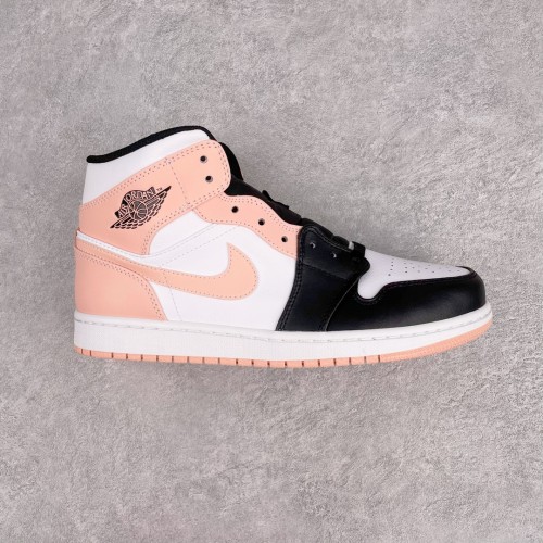 Jordan 1 Mid Arctic Orange Black Toe