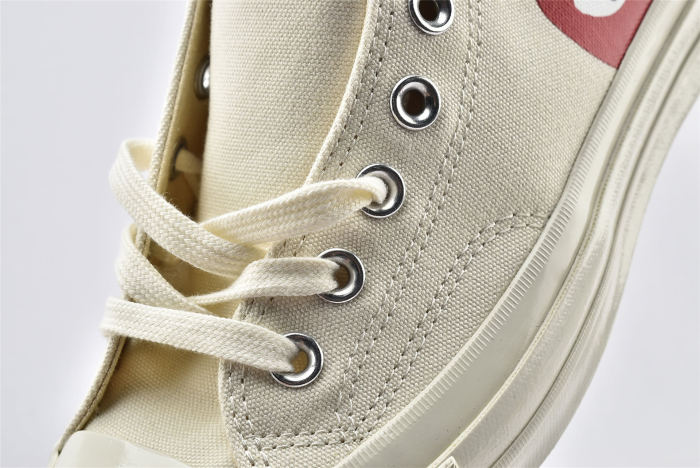 Converse Chuck Taylor All-Star 70s Hi Comme des Garcons PLAY White