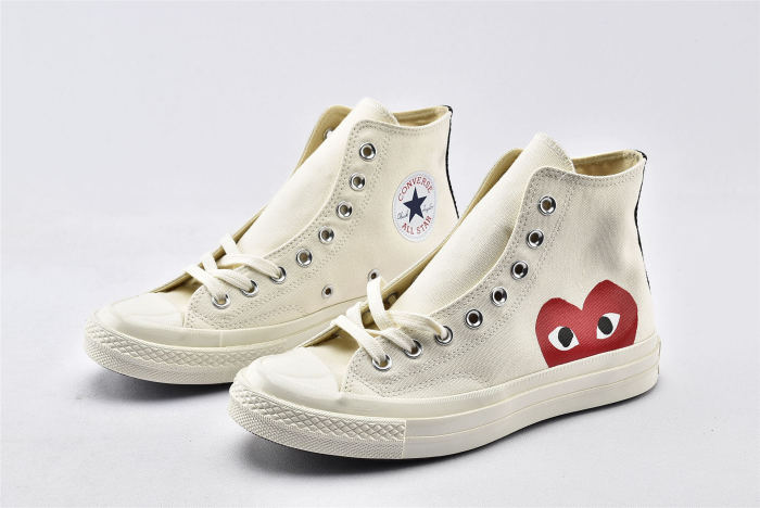 Converse Chuck Taylor All-Star 70s Hi Comme des Garcons PLAY White