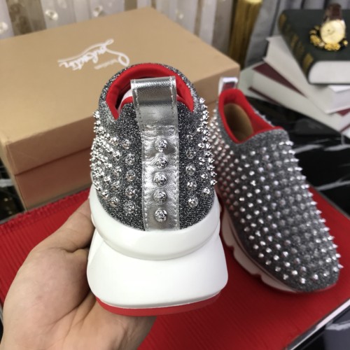 Christian Louboutin Spike Sock Flat Sneakers 2