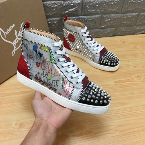 Christian Louboutin Louis Junior Spikes Orlato Flat Sneakers 14