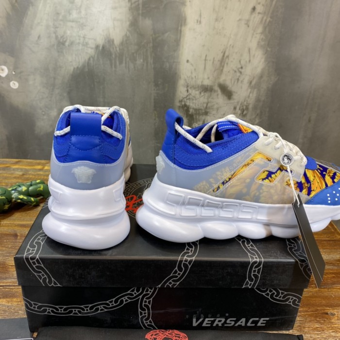 Versace Baroque Chain Reaction Bluette Gold