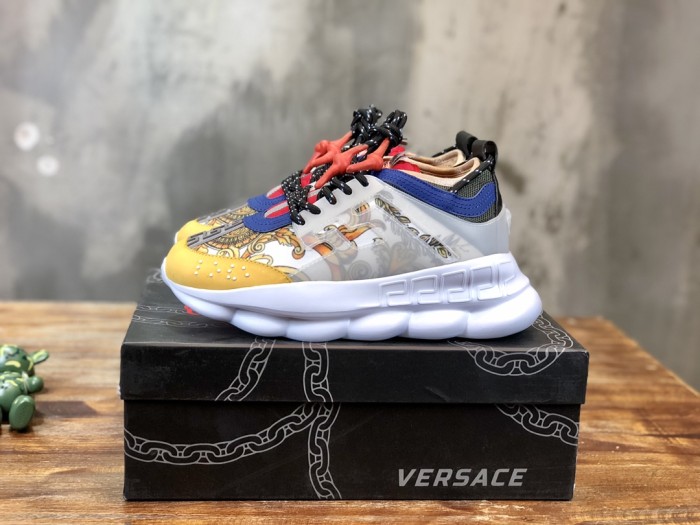 Versace Chain Reaction Multi-Color Rubber Suede