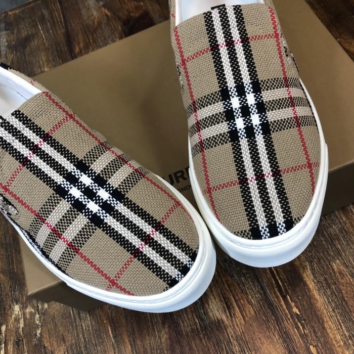 Burberry Slip On Check Print