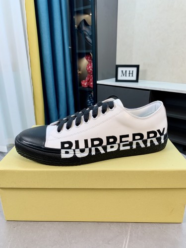 Burberry Logo Print Two-Tone White Black