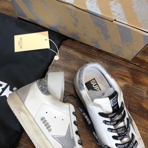 Golden Goose Superstar distressed-finish sneakers 6