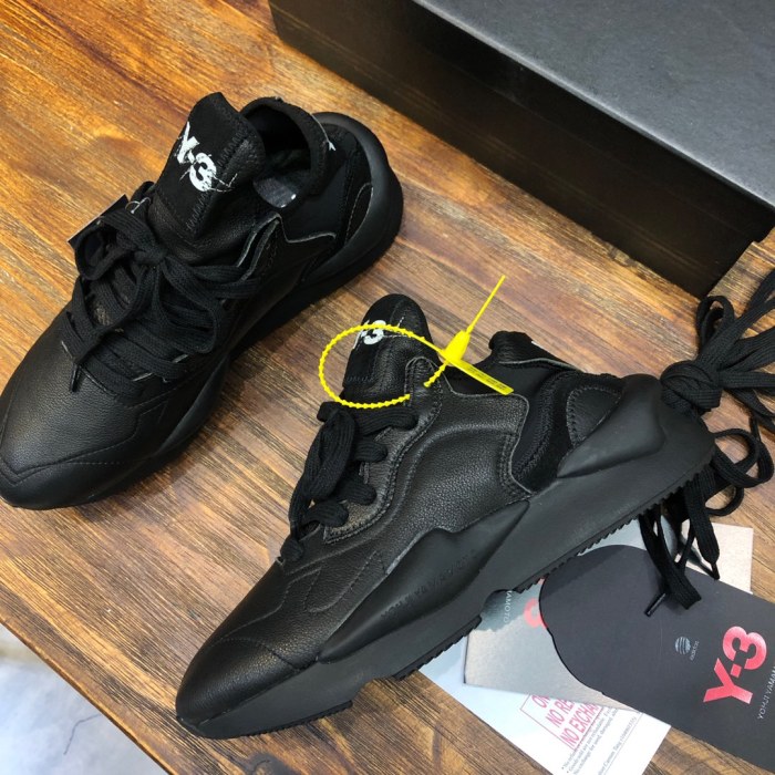 Y-3 Kaiwa Lace-Up Sneakers 38