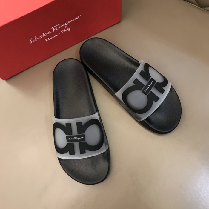 Salvatore Ferragamo Groove Slides 3