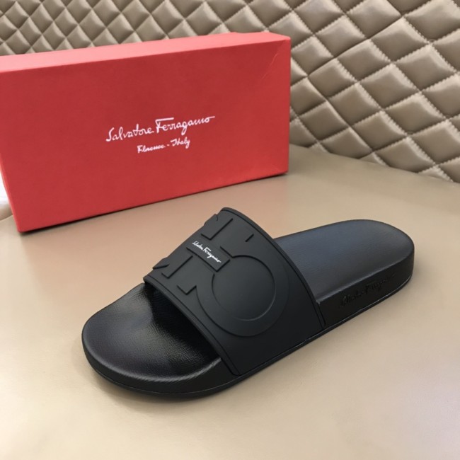 Salvatore Ferragamo Groove Slides 5