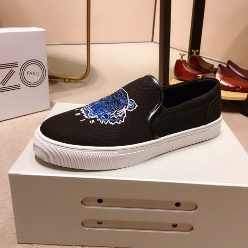 Kenzo K-SKATE Tiger canvas slip-on sneakers 20