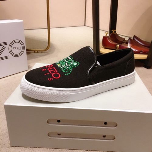 Kenzo K-SKATE Tiger canvas slip-on sneakers 16