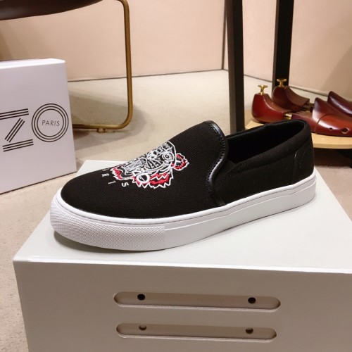 Kenzo K-SKATE Tiger canvas slip-on sneakers 21