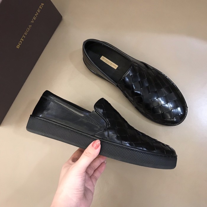 Bottega Veneta Intrecciato Leather Loafers 1