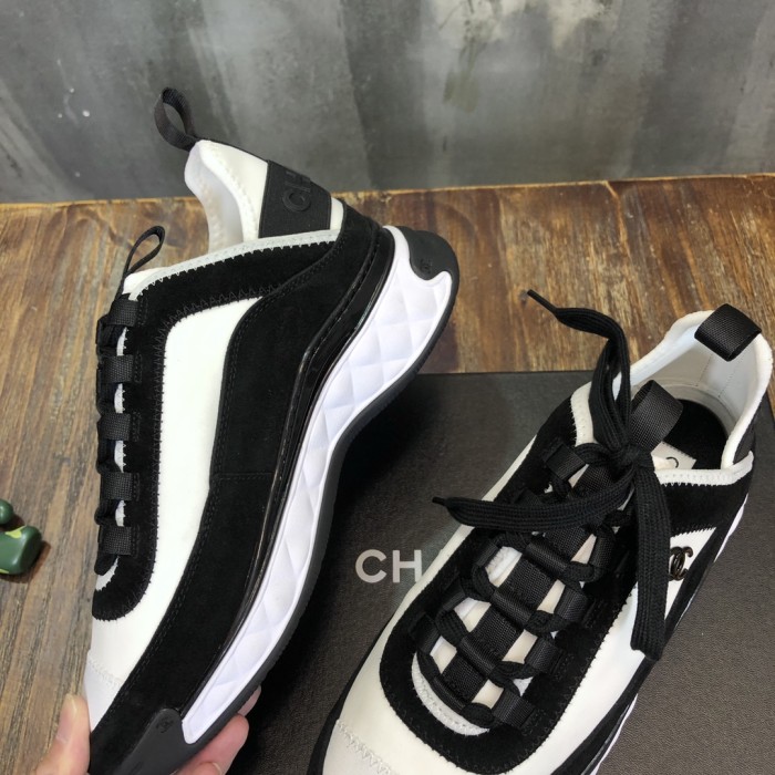 Chanel Fabric & Suede Calfskin Low Top Sneaker 15